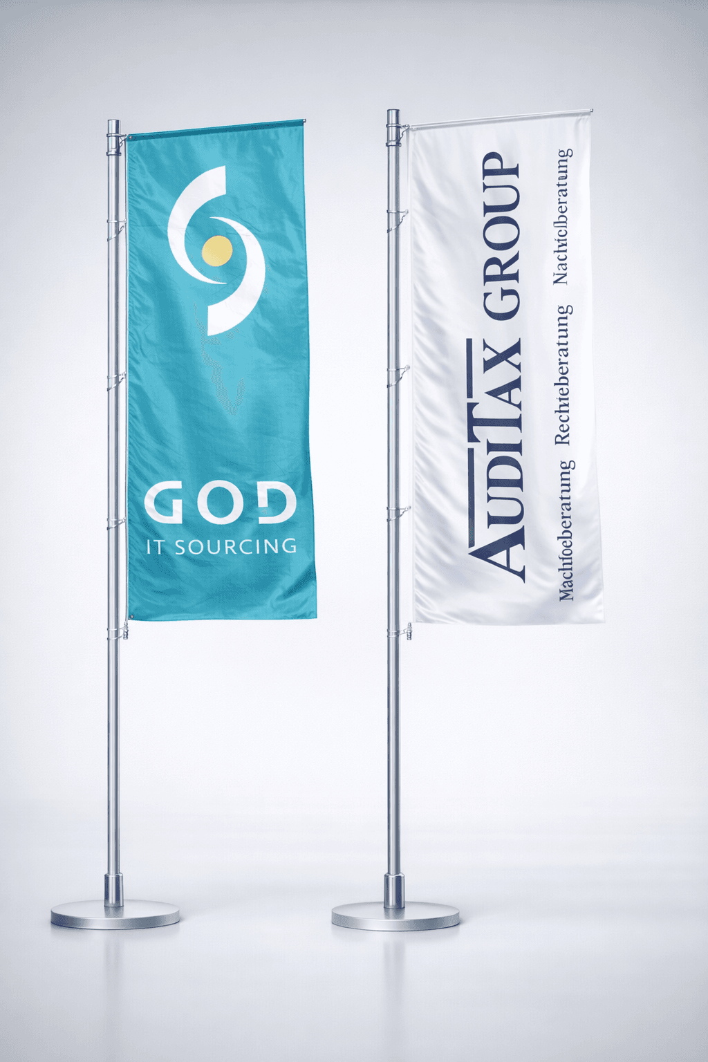 Beachflags und Fahnen aus dem Digitaldruck von Printzz Braunschweig